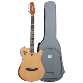 Violão Strinberg SSA60 NS Natural Satin Linha Soul Eletroacústico Aço C/ Bag