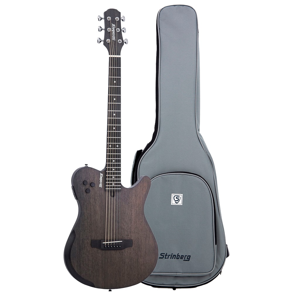 Violão Strinberg SSA60 TOS Tobacco Satin Satin Linha Soul Eletroacústico Aço C/ Bag