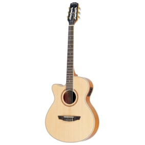 Violão Strinberg Vienna VE30C NS LH Euro Series Artístico de Nylon C/ Afinador Natural Fosco Canhoto Violão Strinberg Vienna VE30C NS LH Euro Series Artístico de Nylon C/ Afinador Natural Fosco Canhoto