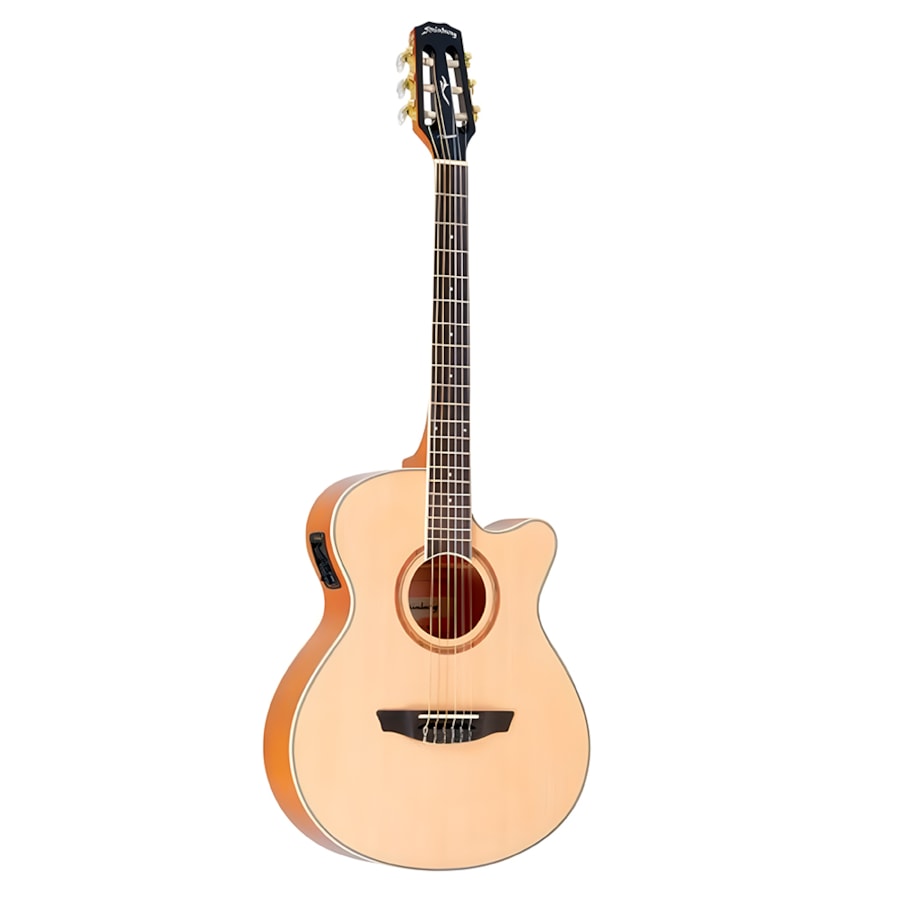 Violão Strinberg Vienna VE30C NS Natural Fosco Euro Series de Nylon C/ Afinador  Violão Strinberg Vienna VE30C NS Natural Fosco Euro Series de Nylon C/ Afinador