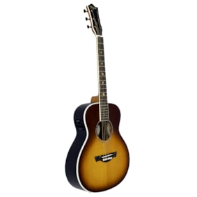 Violão Tagima Barrie Canada Cherryburst CB Mini Auditorium Aço Pré Fishman C/ Bag