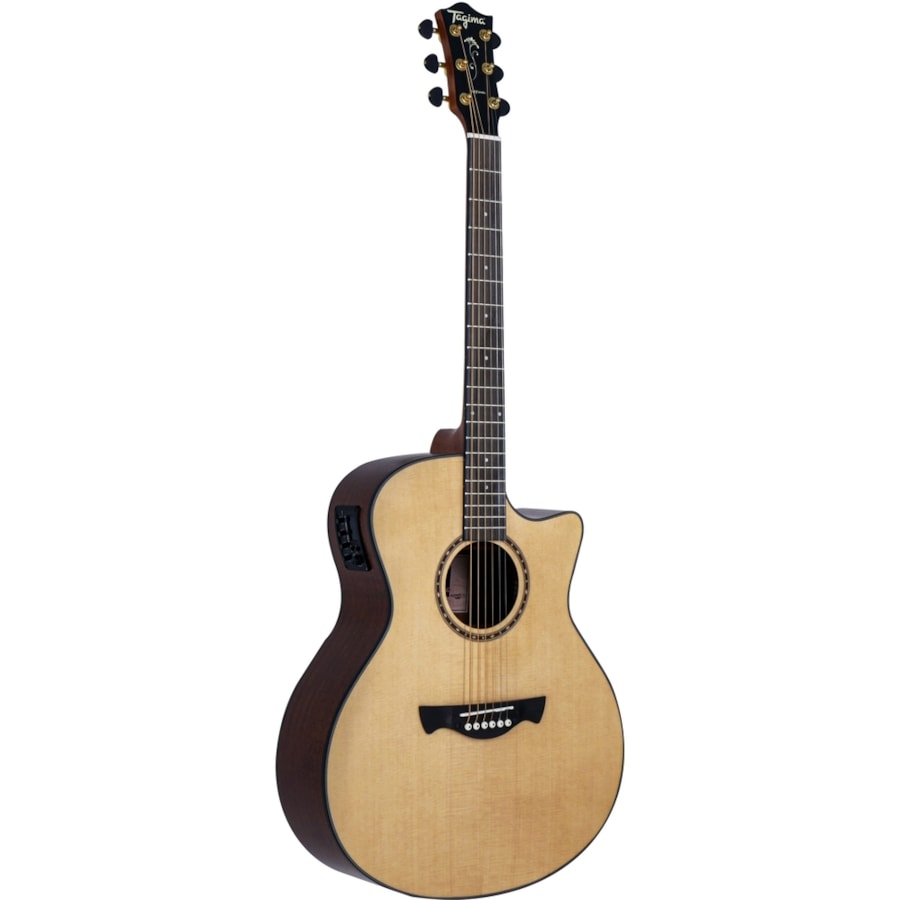 Violão Tagima California NS Collection Series Medium Jumbo de Aço C/ Afinador Natural Fosco Violão Tagima California NS Collection Series Medium Jumbo de Aço C/ Afinador Natural Fosco