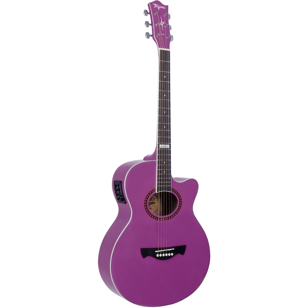Violão Tagima Dallas LPK America Series Mini Jumbo De Aço Rosa C/ Afinador