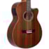 Violão Tagima Dallas Mahogany Mahogany Series Mini Jumbo De Aço Mahogany C/ Afinador