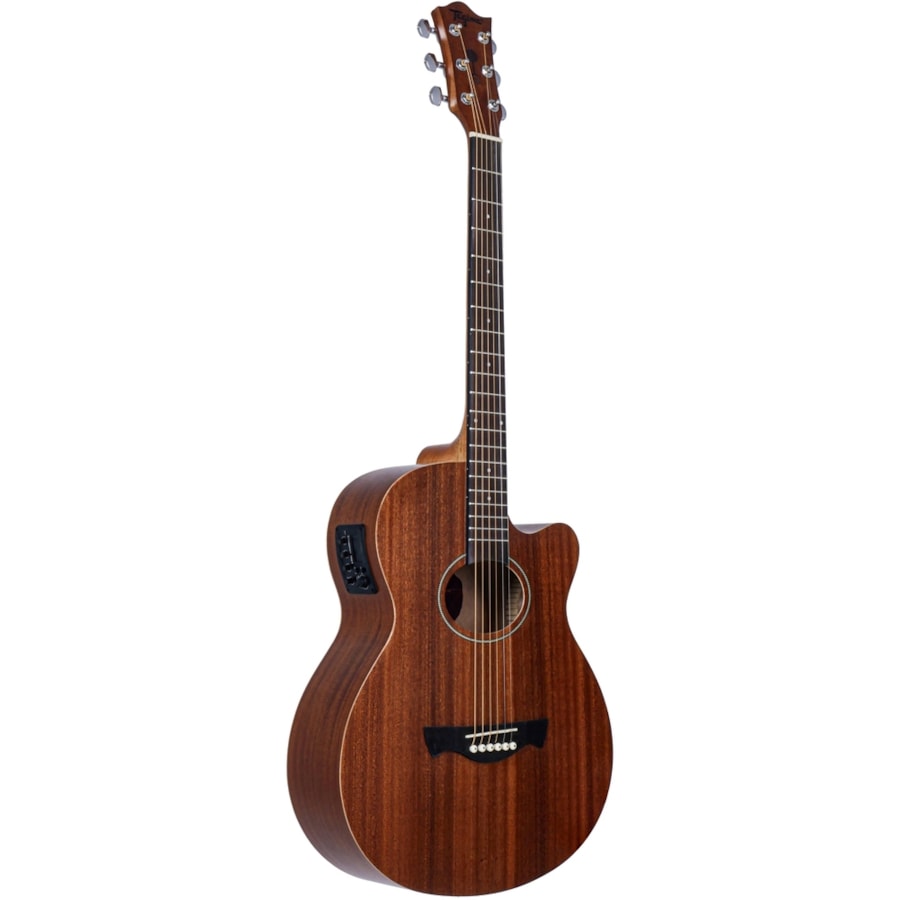 Violão Tagima Dallas Mahogany Mahogany Series Mini Jumbo De Aço Mahogany C/ Afinador