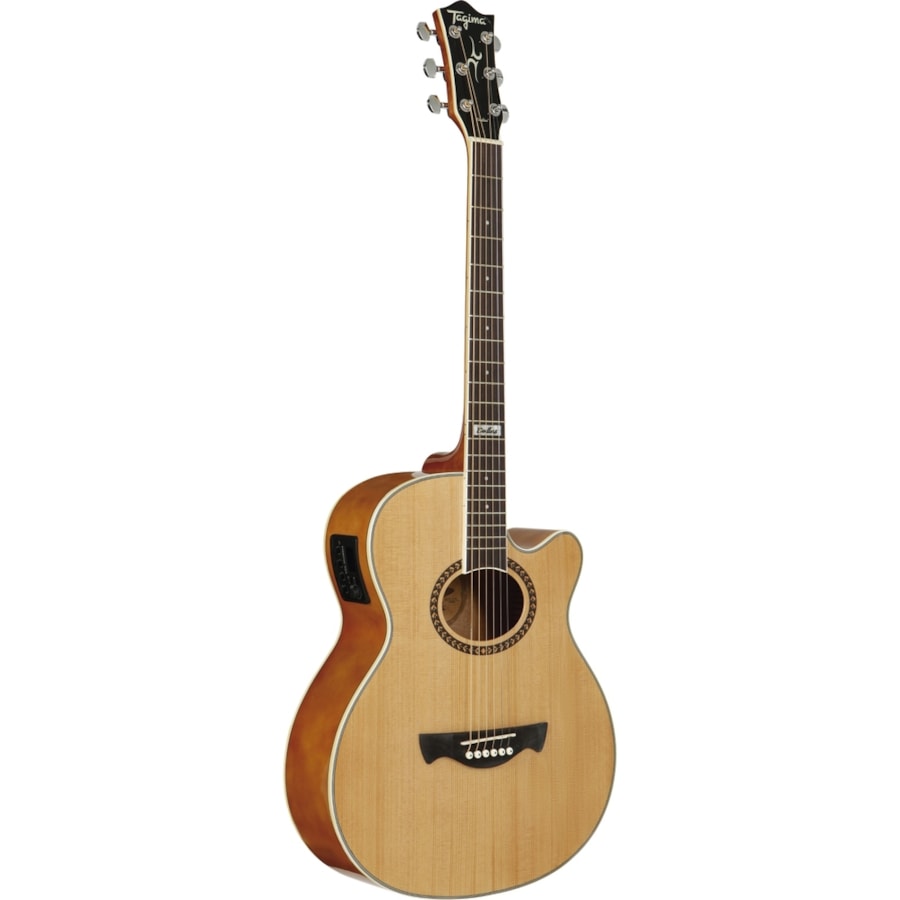 Violão Tagima Dallas NT America Series Mini Jumbo De Aço Natural C/ Afinador