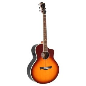 Violão Tagima Halifax CB Canada Cherryburst Aço Pré Fishman C/ Bag