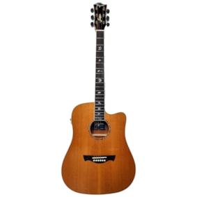 Violão Tagima Juninho Afram EQ Signature Series Folk de Aço Natural C/ Case