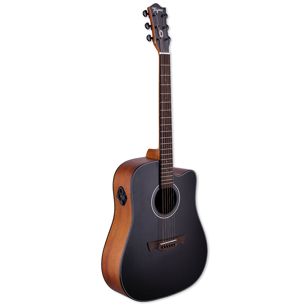 Violão Tagima Metropolis EQ BKOP Ambience Series Folk de Aço Preto Open Pore C/ Pré com Efeitos e Bluetooth