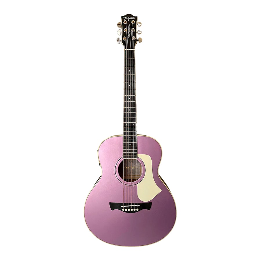 Violão Tagima Mini Porteno Latin America Metallic Lilac Satin MLLS Violão Tagima Mini Porteno Latin America Metallic Lilac Satin MLLS