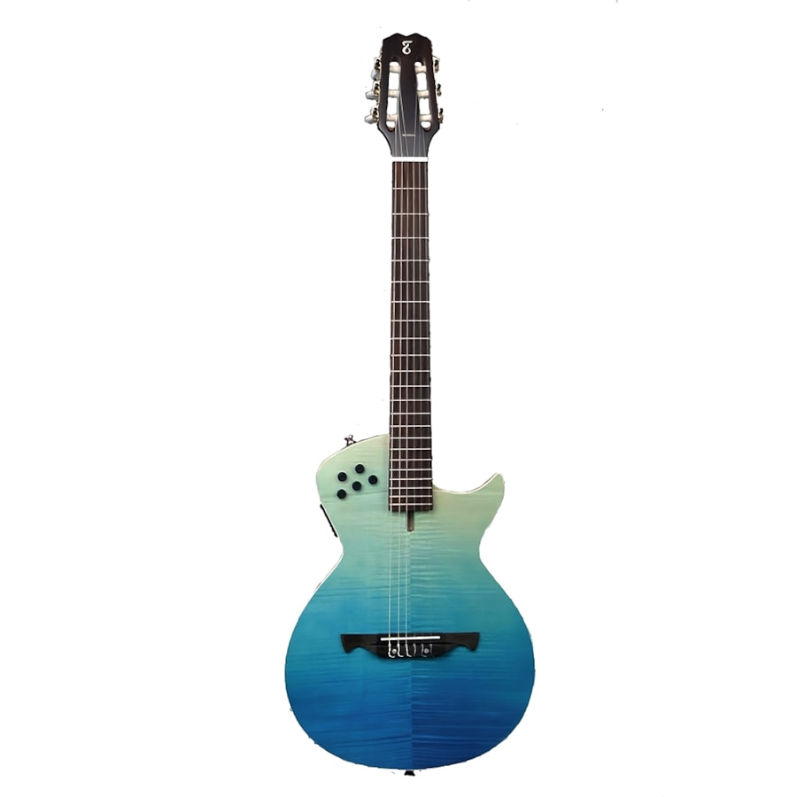 Violão Tagima Modena TBLF Azul Translúcido Collection Series de Nylon C/ Afinador Violão Tagima Modena TBLF Azul Translúcido Collection Series de Nylon C/ Afinador