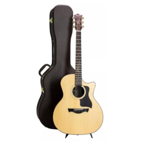 Violão Tagima Olive Grace Signature Cacau Santos C/ Case NTOP Eletroacustico Aço Violão Tagima Olive Grace Signature Cacau Santos C/ Case NTOP Eletroacustico Aço