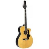 Produto Violão Tagima Rio Negro NTABS Natural Satin Grand Auditorium Aço Eletroacústico