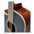 Violão Tagima Sunset EQ BKOP LH Black Open Pore Fosco Canhoto Eletroacústico Folk Aço C/ Bag