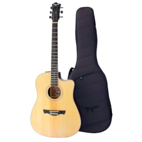 Violão Tagima Sunset EQ Classic Series Folk de Aço Natural com Bag Violão Tagima Sunset EQ Classic Series Folk de Aço Natural com Bag