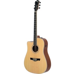 Violão Tagima Sunset NTOP LH Natural Open Pore Eletroacústico Folk Aço C/ Bag