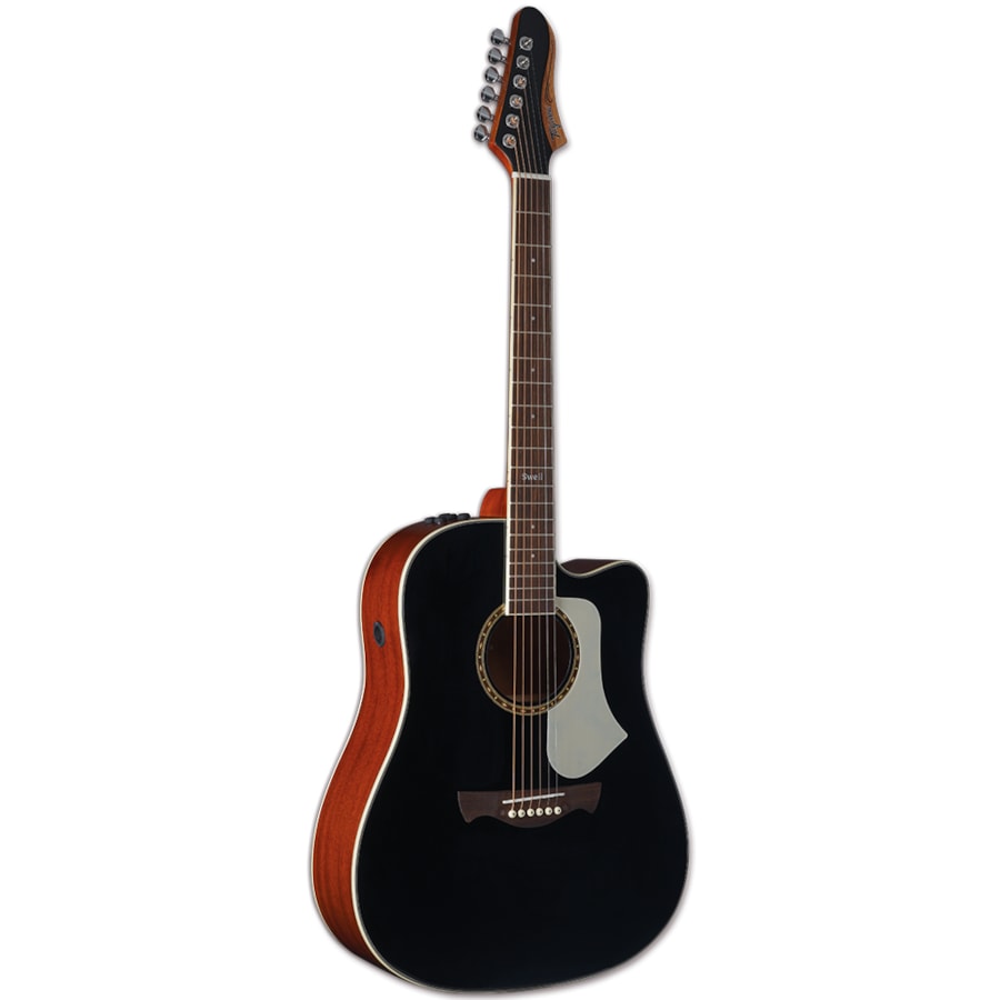 Violão Tagima Swell BK Collection Series Folk de Aço Preto C/ Afinador