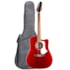 Violão Tagima Swell Deluxe Aço Candy Apple CA C/ Bag
