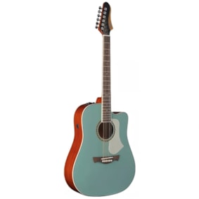 Violão Tagima Swell LPB Deluxe Folk Aço Lake Placid Blue C/ Bag