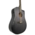 Violão Tagima TBW-300 BK Black Wood Series Preto Fosco Eletroacústico Folk Half Cutaway Aço
