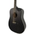 Violão Tagima TBW-300 BK Black Wood Series Preto Fosco Eletroacústico Folk Half Cutaway Aço