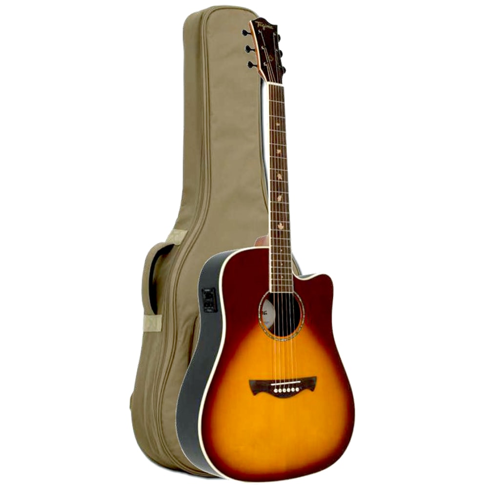 Violão Tagima Toronto CB Cherryburst Canada Series Eletroacústico Tampo Sólido C/ Bag