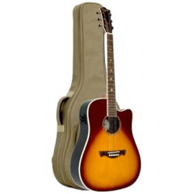Violão Tagima Toronto CB Cherryburst Canada Series Eletroacústico Tampo Sólido C/ Bag