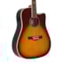 Violão Tagima Vancouver CB Cherryburst Canada Series Eletroacústico Tampo Sólido C/ Bag