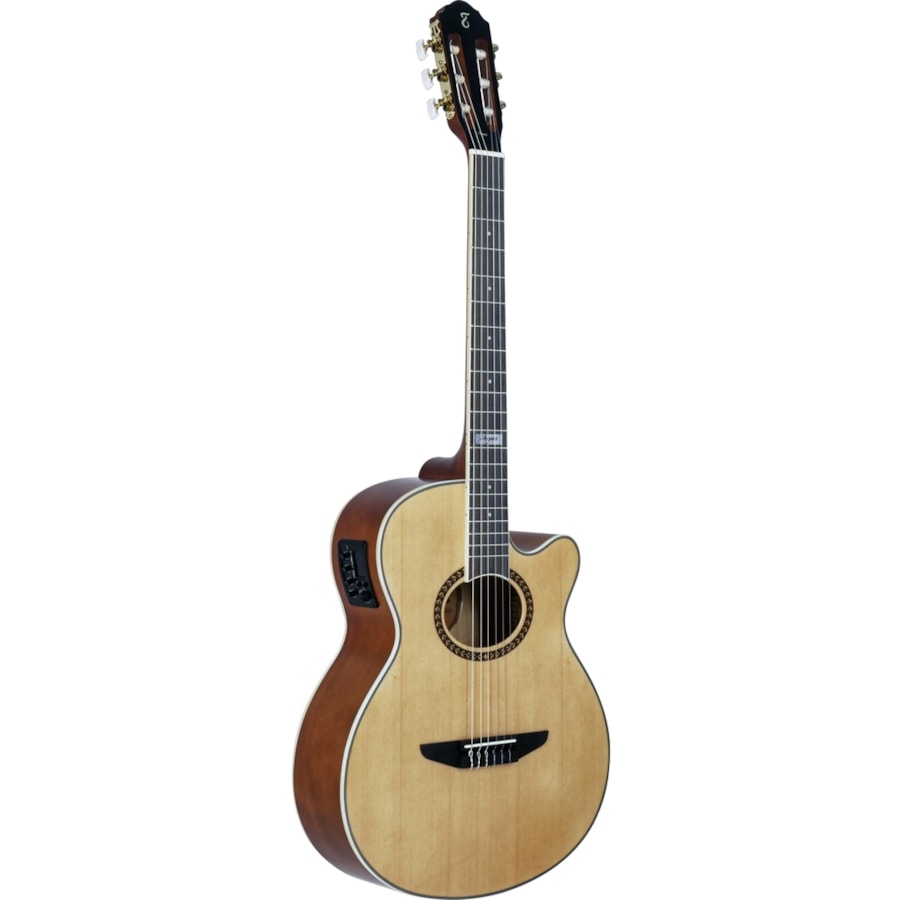 Violão Tagima Vegas NS America Series Mini Jumbo De Nylon C/ Afinador Natural Fosco