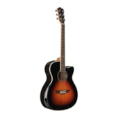 Produto Violão Tagima WS-35 EQ DSB New Walnut Series Medium Jumbo de Aço Drop Sunburst C/ Afinador