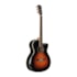 Violão Tagima WS-35 EQ DSB New Walnut Series Medium Jumbo de Aço Drop Sunburst C/ Afinador