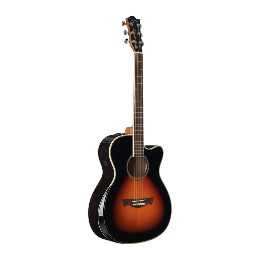 Violão Tagima WS-35 EQ DSB New Walnut Series Medium Jumbo de Aço Drop Sunburst C/ Afinador