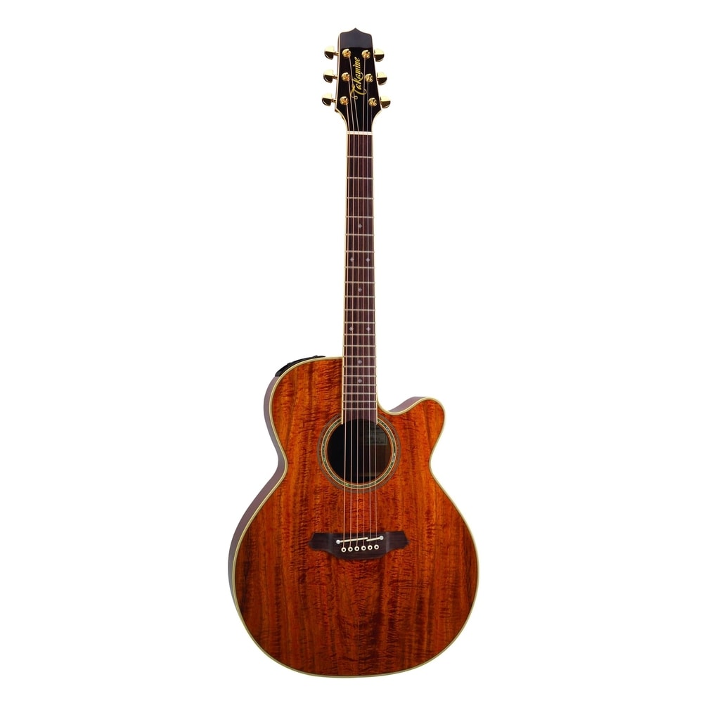 Violão Takamine EF508KC & CT-4B Japonês Natural Koa c/ Case