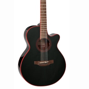 Violão Takamine GF49CE CB Cosmic Black Pré TP3G Eletroacústico Aço  Violão Takamine GF49CE CB Cosmic Black Pré TP3G Eletroacústico Aço