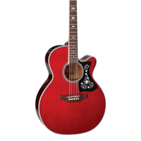 Violão Takamine GN75CE WR Wine Red Eletroacústico Aço