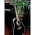 Violão Takamine Japonês EF341SC BK Preto Eletroacústico Aço C/ Semi Case