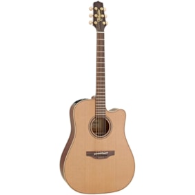 Violão Takamine P3DC NS Japonês Natural Fosco Pro Series 3 Folk de Aço CT-4BII C/ Semicase