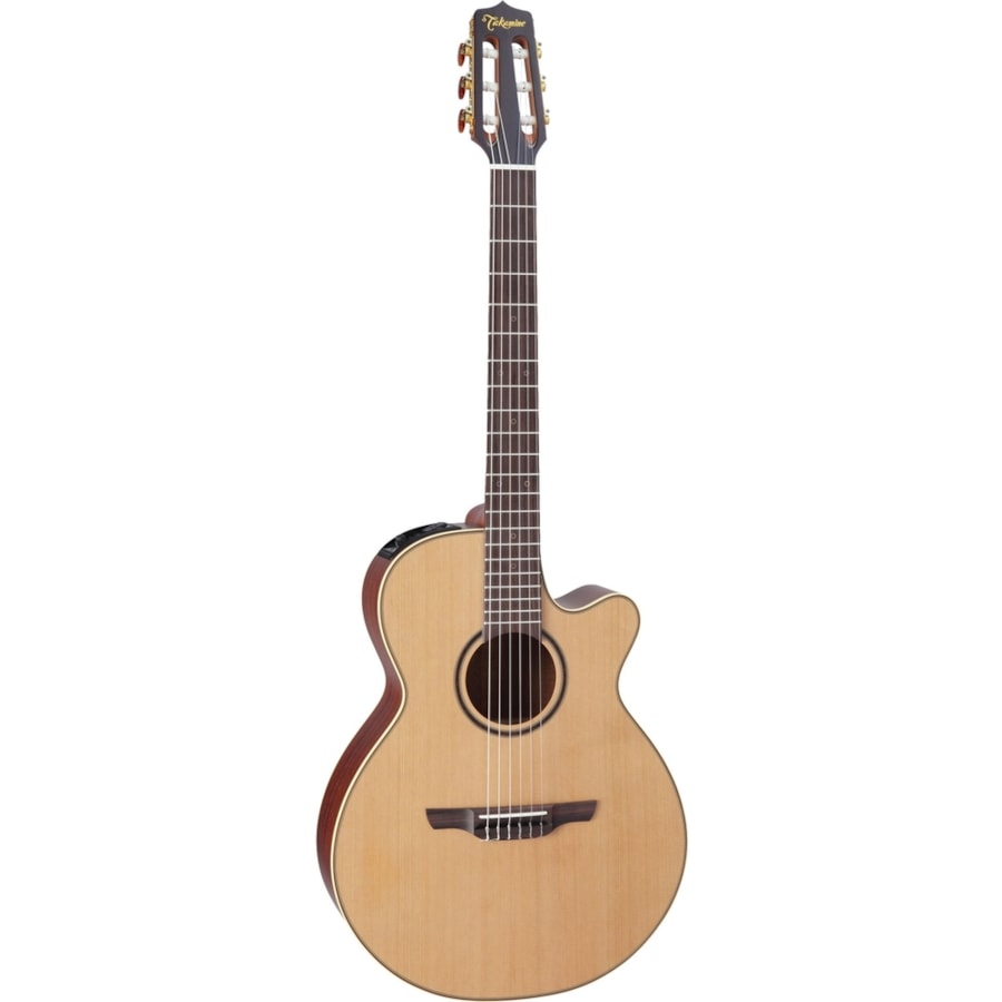 Violão Takamine P3FCN NS Pro Series 3 FCN de Nylon Japonês C/ Afinador CT-4B II Natural Fosco C/ Hard Case