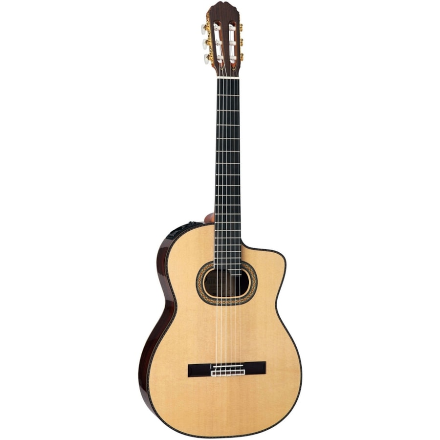 Violão Takamine TH90 NA Hirade Series Clássico de Nylon Japonês C/ Afinador CTP-3 CoolTube Valvulado Natural C/ Hard Case Violão Takamine TH90 NA Hirade Series Clássico de Nylon Japonês C/ Afinador CTP-3 CoolTube Valvulado Natural C/ Hard Case