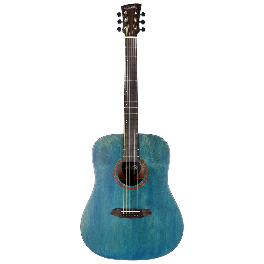 Violão Tonante VGAC1954BW41 Linha Coral Folk 41" de Aço Blue Wood C/ Afinador e Tampo Sólido