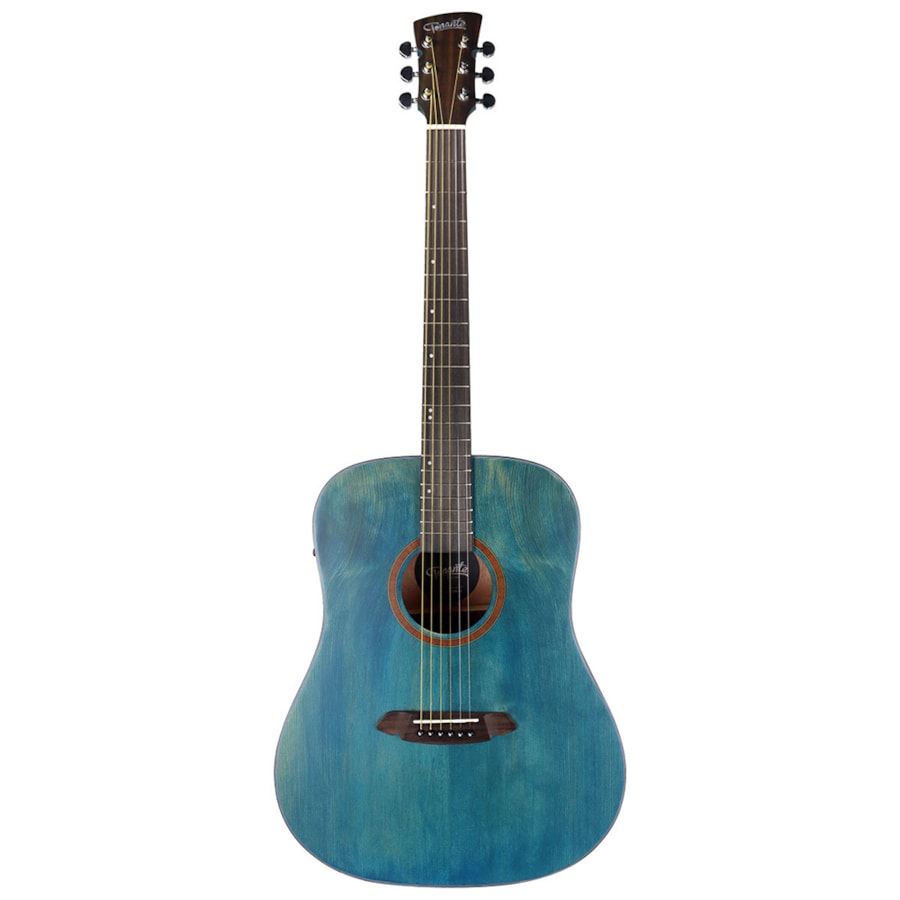 Violão Tonante VGAC1954BW41 Linha Coral Folk 41" de Aço Blue Wood C/ Afinador e Tampo Sólido