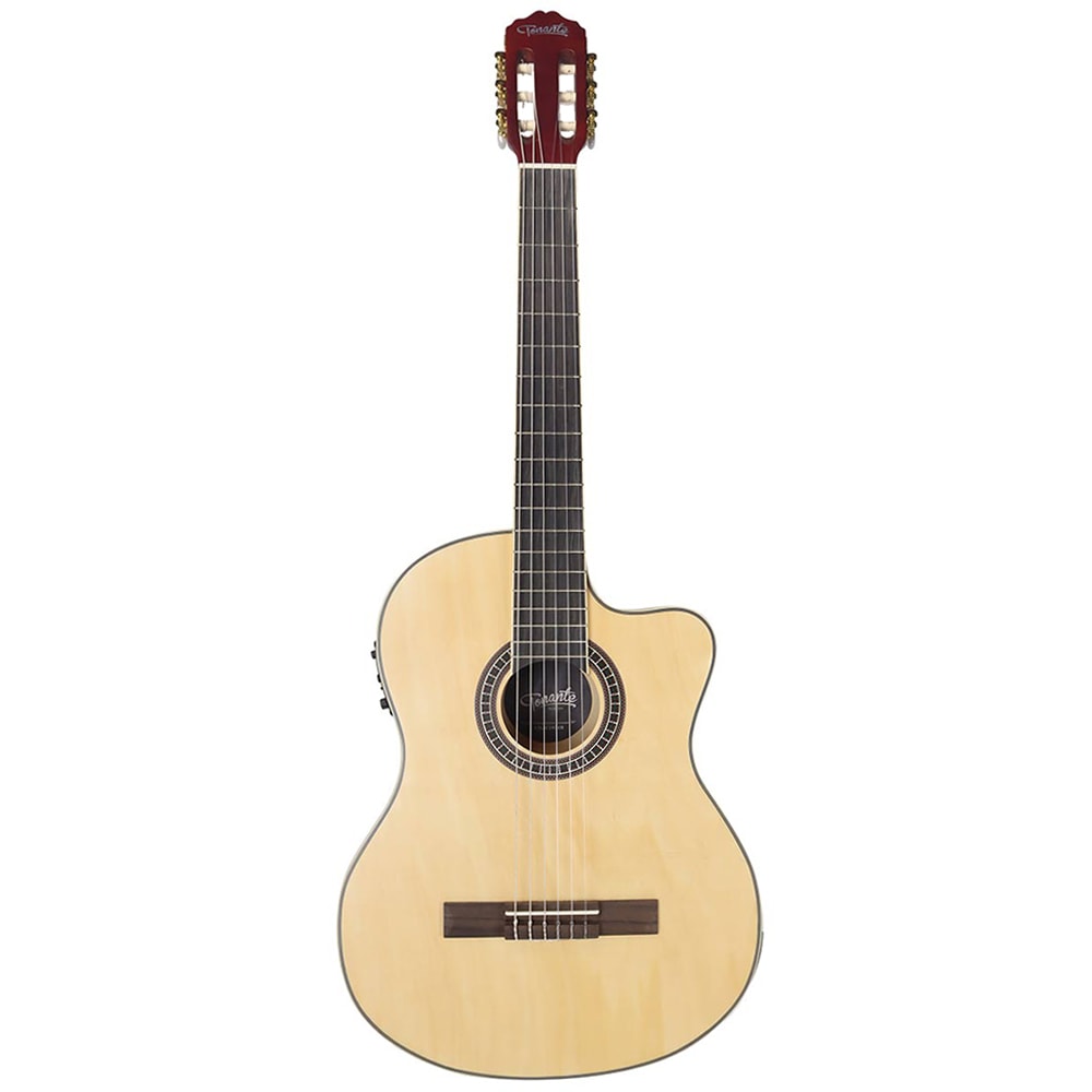Violão Tonante VTLSC1954M Linha Lorenzzo Flat 39" de Nylon Natural Brown C/ Afinador