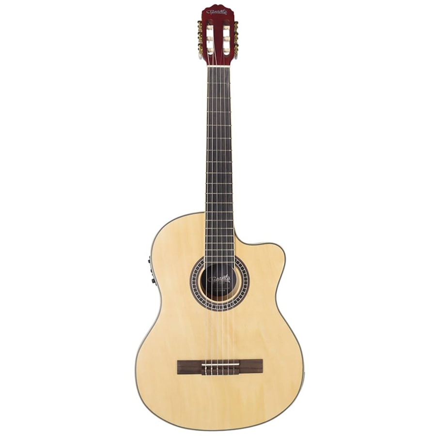 Violão Tonante VTLSC1954M Linha Lorenzzo Flat 39" de Nylon Natural Brown C/ Afinador Violão Tonante VTLSC1954M Linha Lorenzzo Flat 39" de Nylon Natural Brown C/ Afinador