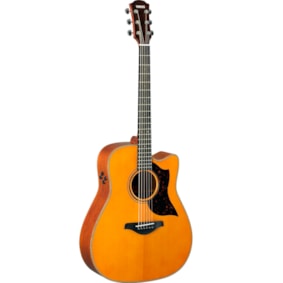 Violão Yamaha A3M II VN Vintage Natural Eletroacústico Aço C/ Bag