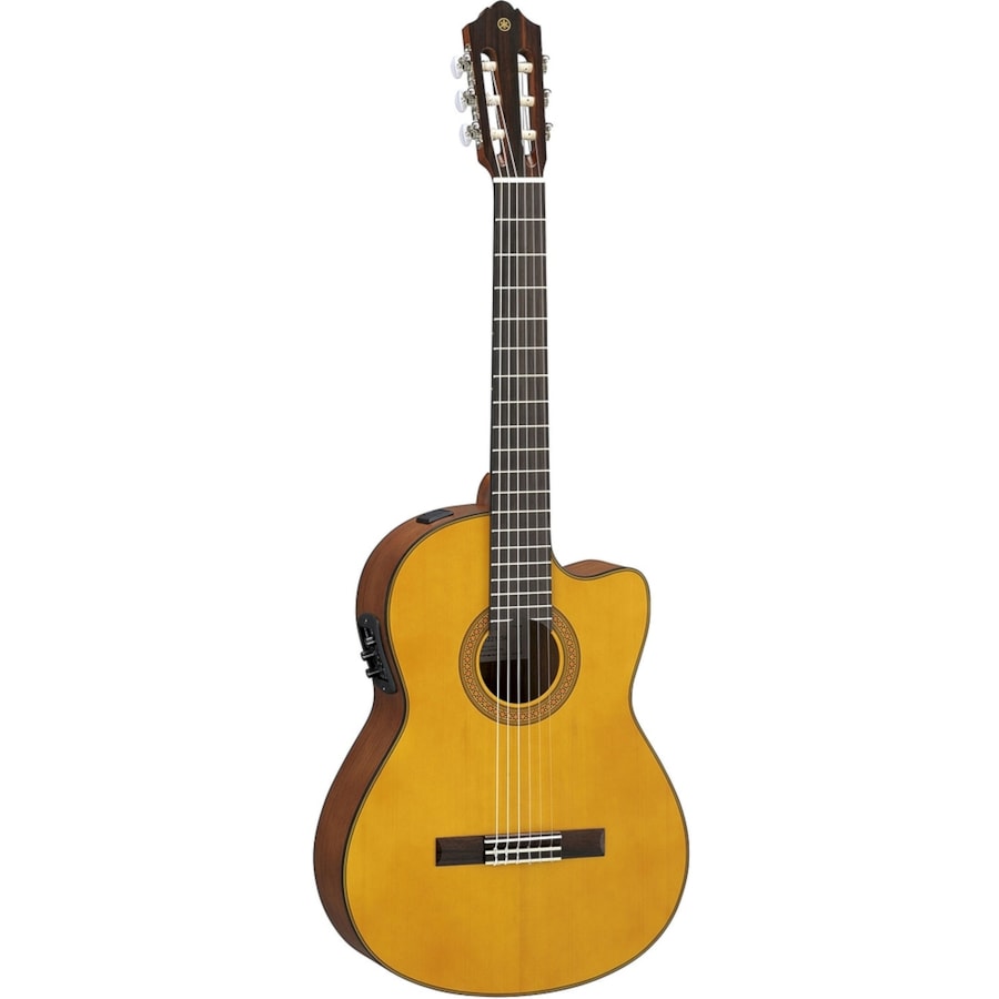 Violão Yamaha CGX122MCC Elétrico de Nylon Natural Fosco