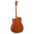 Violão Yamaha FGC-TA VT TransAcoustic Folk de Aço Vintage Tint com Pré SYSTEM70 C/ Efeitos