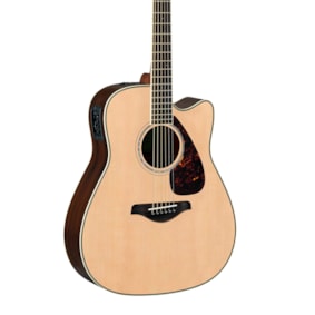 Violão Yamaha FGX830C NT Natural Eletroacústico Folk De Aço