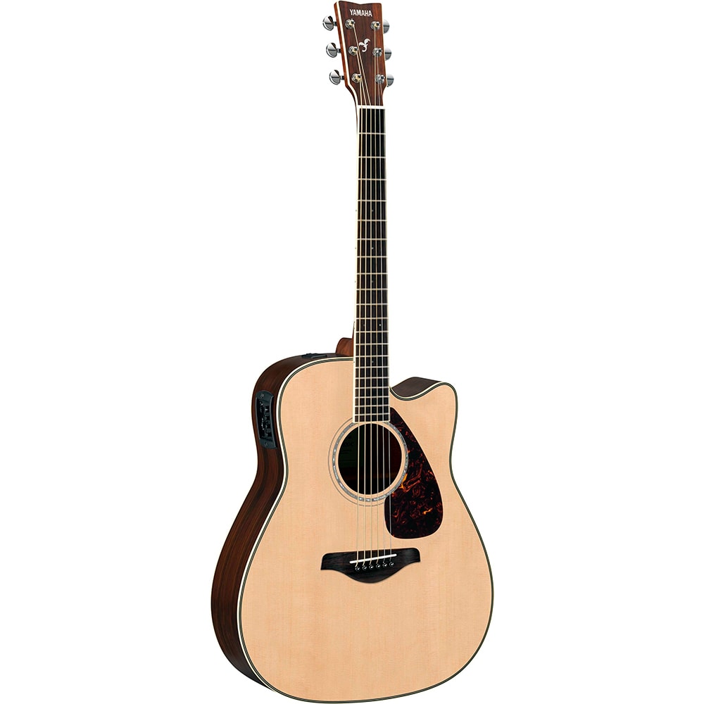 Violão Yamaha FGX830C NT Natural Eletroacústico Folk De Aço