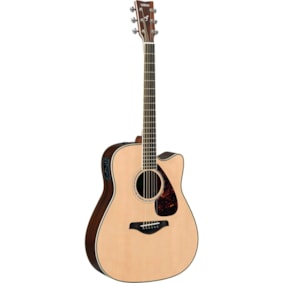 Violão Yamaha FGX830C NT Natural Eletroacústico Folk De Aço