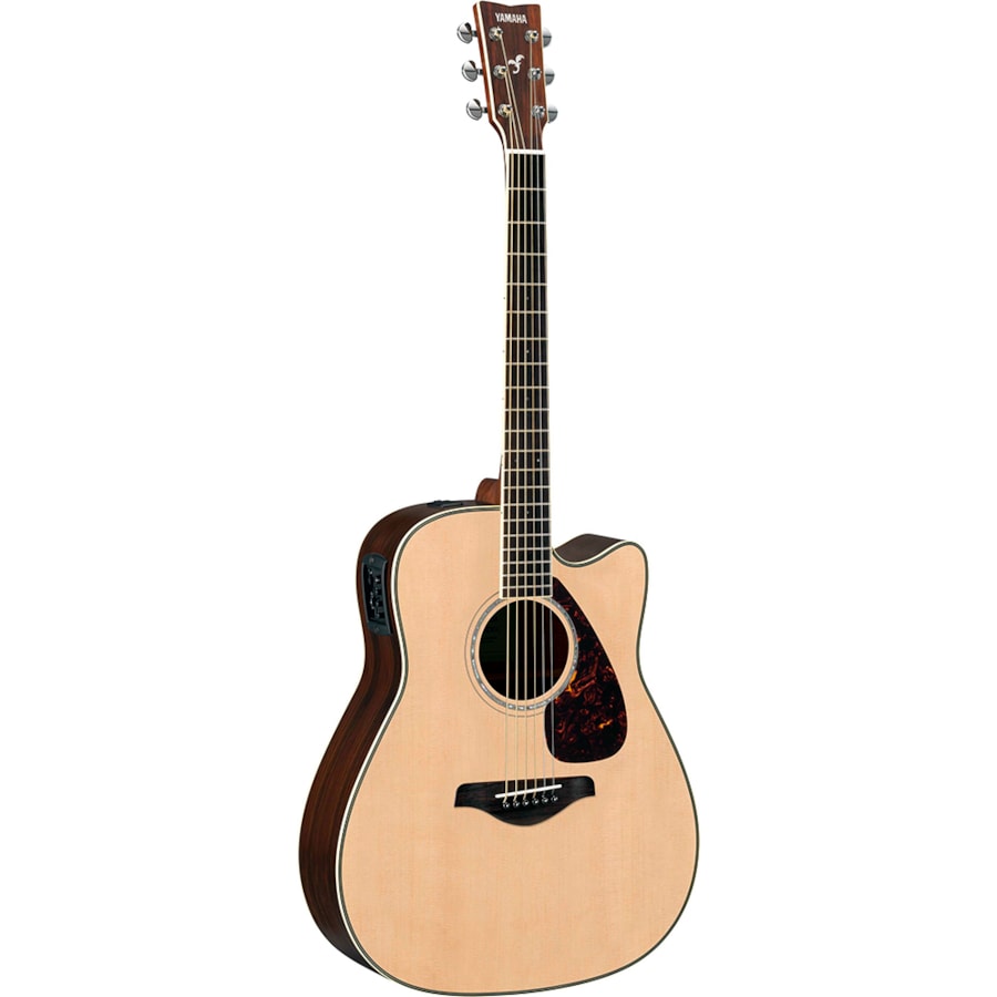 Violão Yamaha FGX830C NT Natural Eletroacústico Folk De Aço